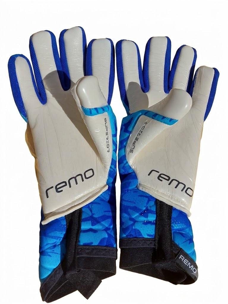 Torwarthandschuh Superior blau – Bild 2